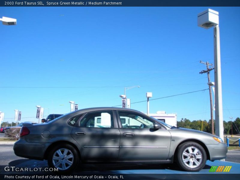 Spruce Green Metallic / Medium Parchment 2003 Ford Taurus SEL