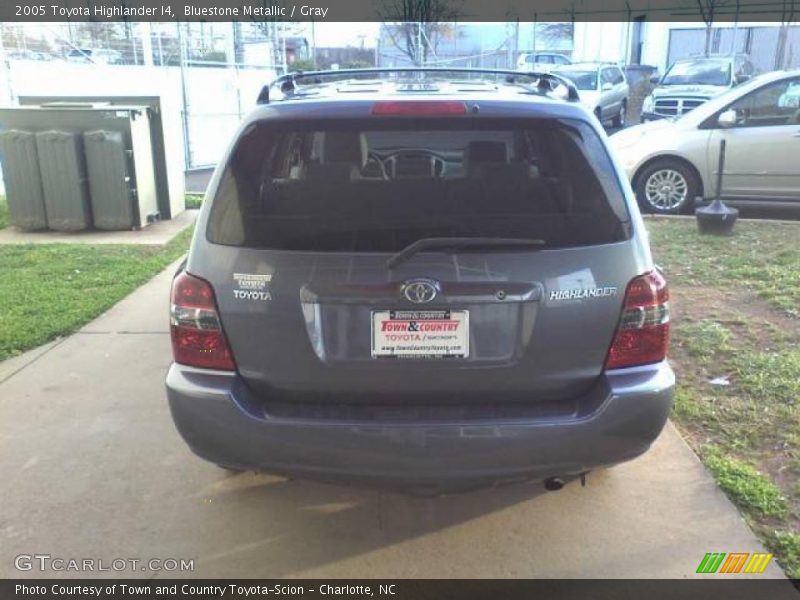 Bluestone Metallic / Gray 2005 Toyota Highlander I4