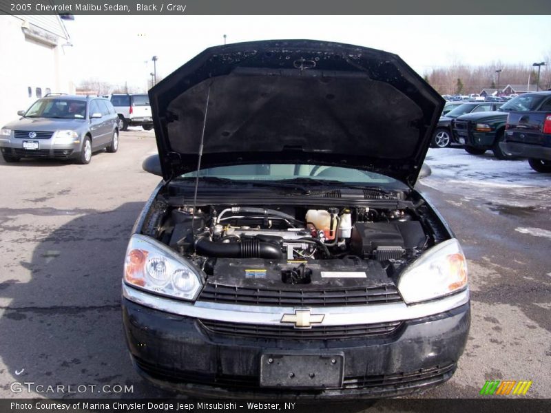 Black / Gray 2005 Chevrolet Malibu Sedan