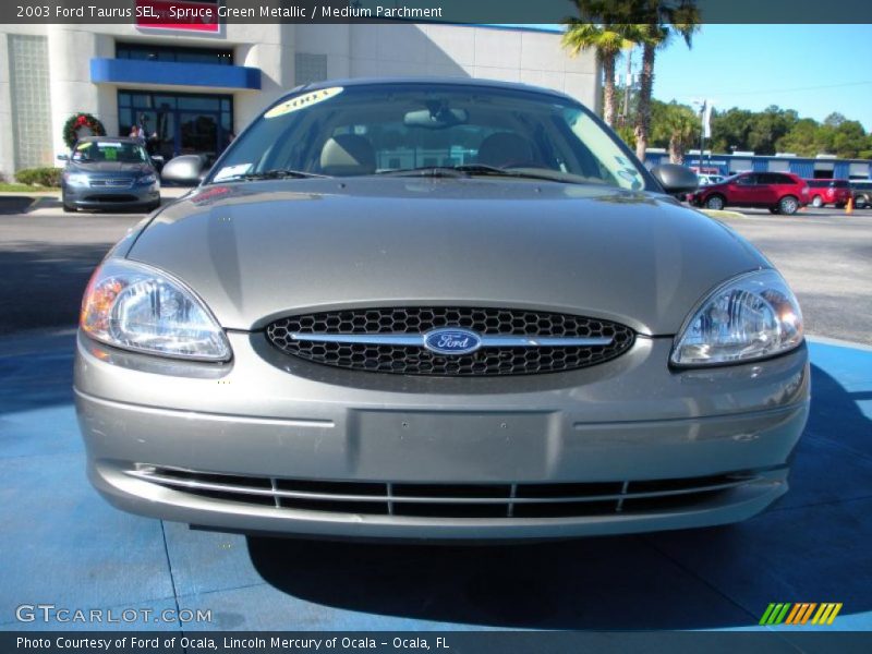 Spruce Green Metallic / Medium Parchment 2003 Ford Taurus SEL