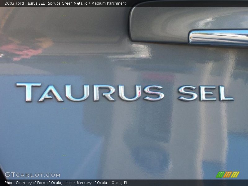Spruce Green Metallic / Medium Parchment 2003 Ford Taurus SEL
