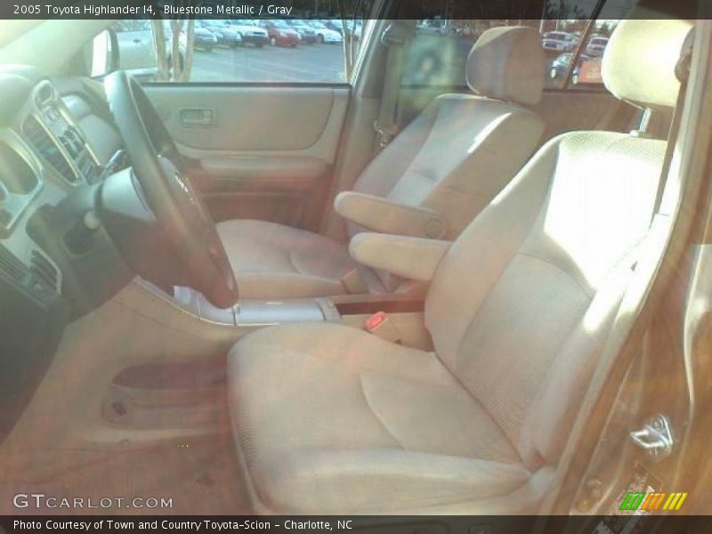 Bluestone Metallic / Gray 2005 Toyota Highlander I4