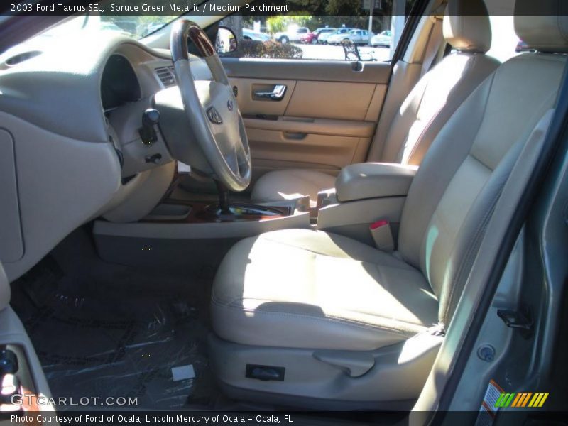 Spruce Green Metallic / Medium Parchment 2003 Ford Taurus SEL