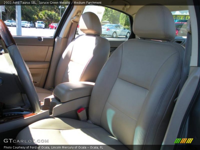 Spruce Green Metallic / Medium Parchment 2003 Ford Taurus SEL