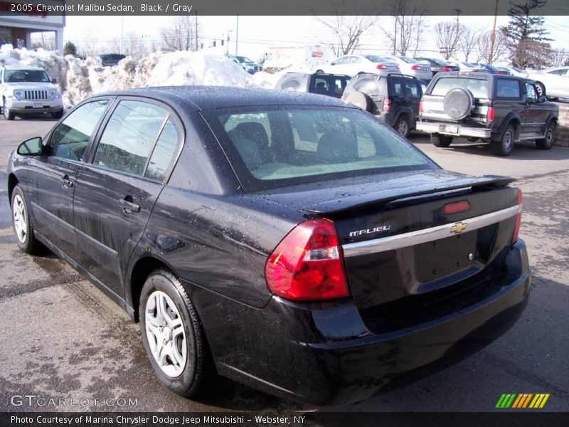Black / Gray 2005 Chevrolet Malibu Sedan