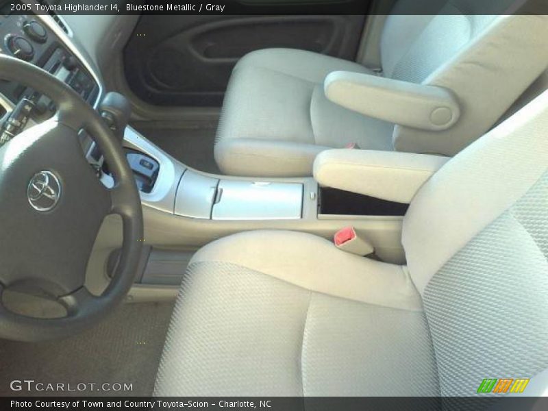 Bluestone Metallic / Gray 2005 Toyota Highlander I4