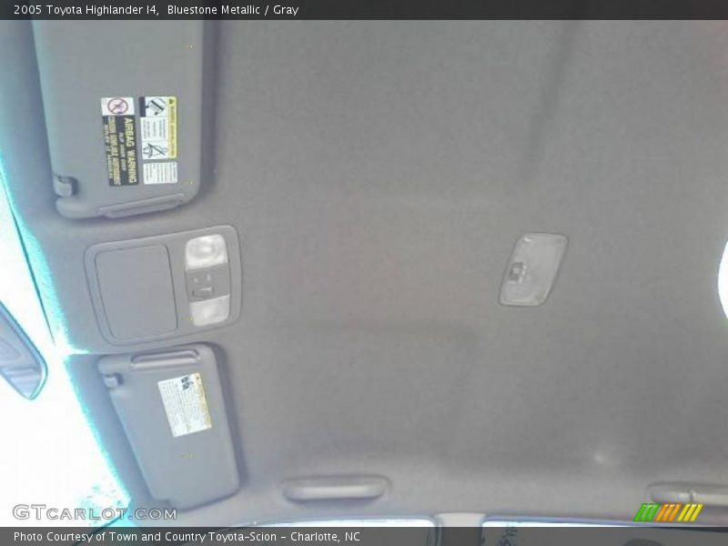 Bluestone Metallic / Gray 2005 Toyota Highlander I4
