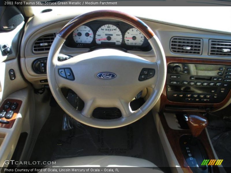 Spruce Green Metallic / Medium Parchment 2003 Ford Taurus SEL