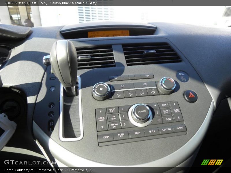 Galaxy Black Metallic / Gray 2007 Nissan Quest 3.5 S