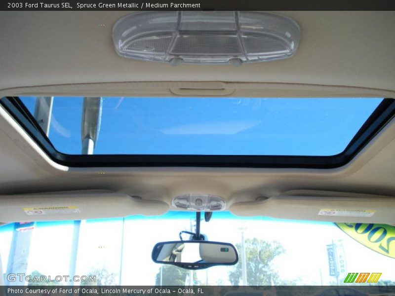 Spruce Green Metallic / Medium Parchment 2003 Ford Taurus SEL