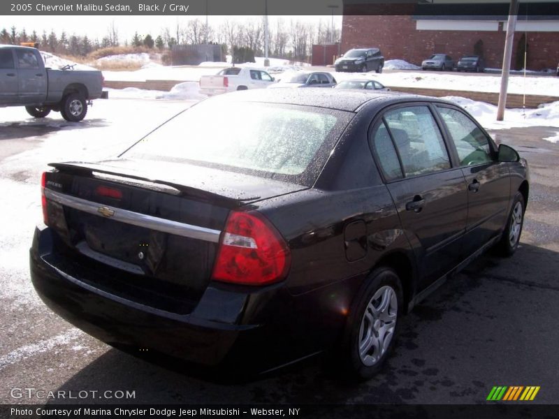 Black / Gray 2005 Chevrolet Malibu Sedan