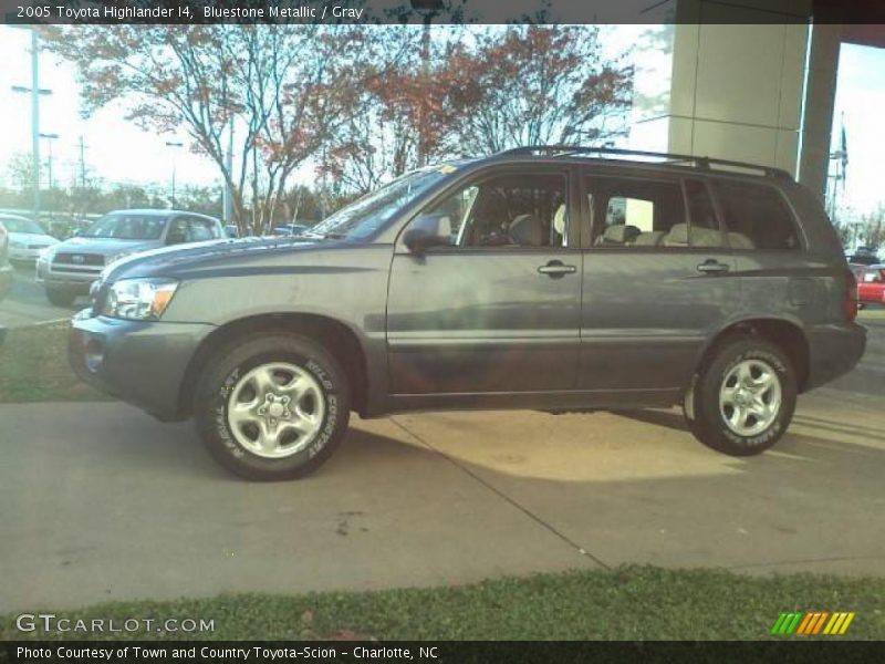 Bluestone Metallic / Gray 2005 Toyota Highlander I4