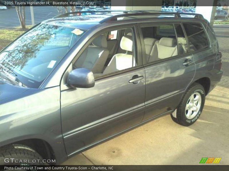 Bluestone Metallic / Gray 2005 Toyota Highlander I4