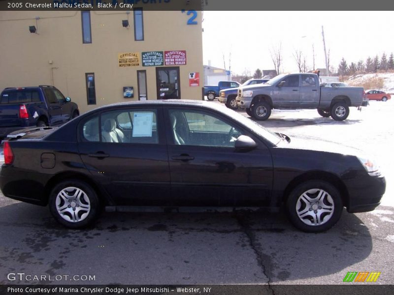 Black / Gray 2005 Chevrolet Malibu Sedan