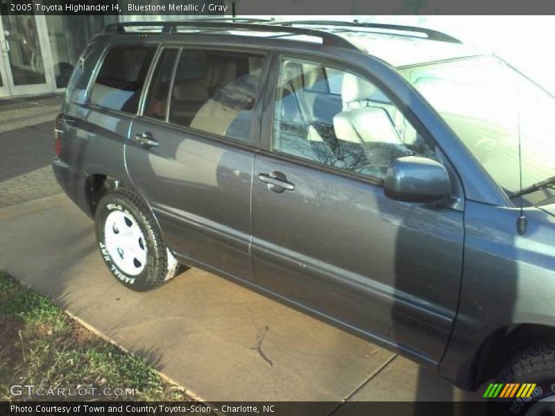 Bluestone Metallic / Gray 2005 Toyota Highlander I4