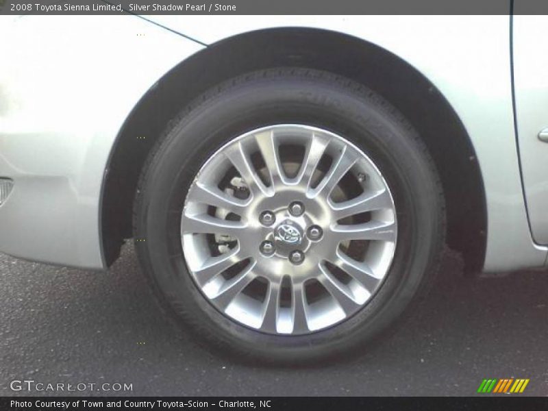 Silver Shadow Pearl / Stone 2008 Toyota Sienna Limited
