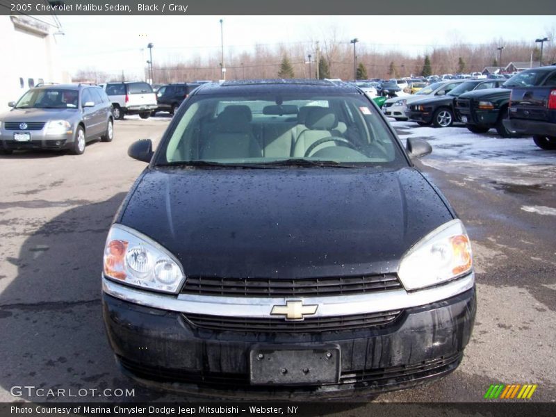 Black / Gray 2005 Chevrolet Malibu Sedan