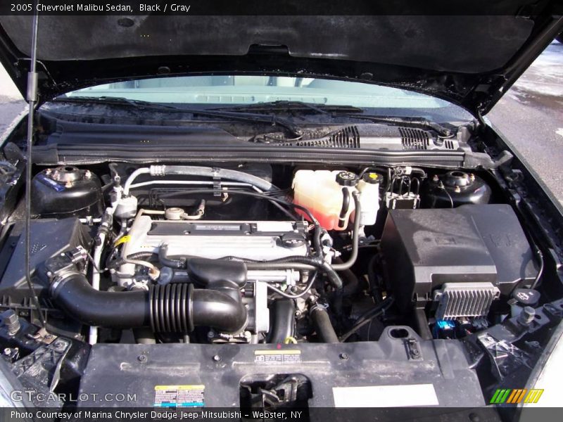 Black / Gray 2005 Chevrolet Malibu Sedan