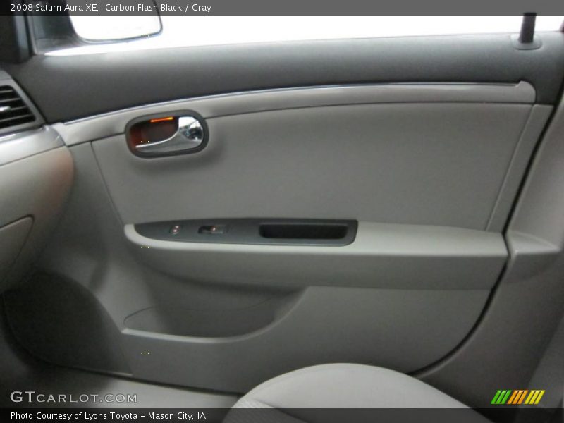 Carbon Flash Black / Gray 2008 Saturn Aura XE