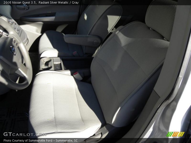 Radiant Silver Metallic / Gray 2008 Nissan Quest 3.5