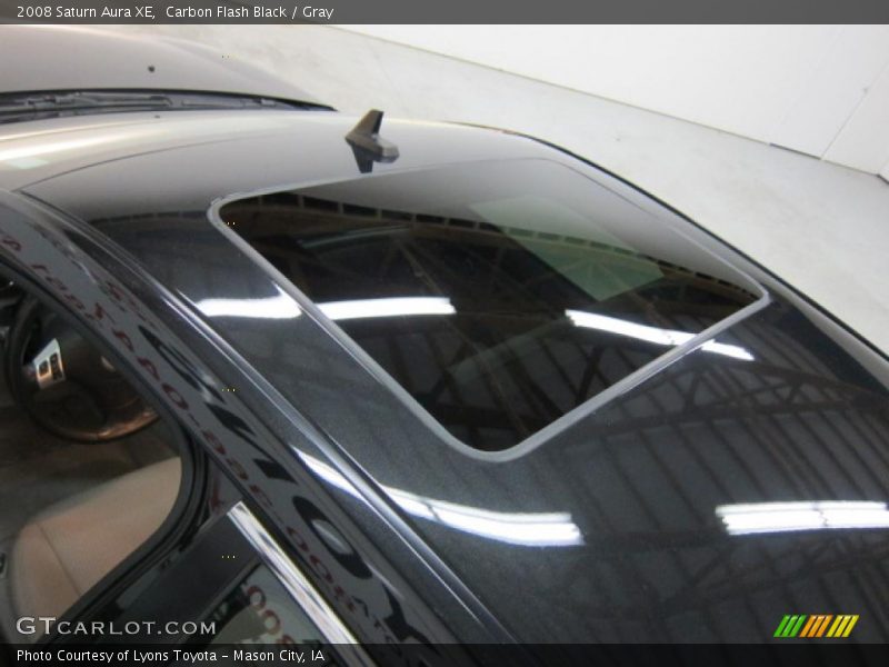 Carbon Flash Black / Gray 2008 Saturn Aura XE
