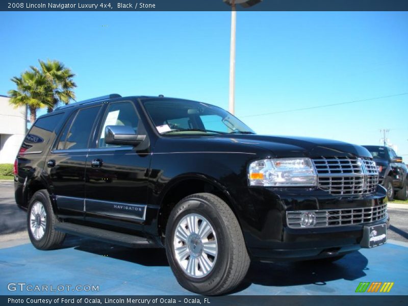 Black / Stone 2008 Lincoln Navigator Luxury 4x4