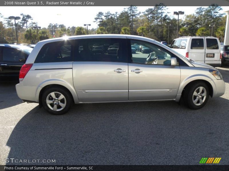 Radiant Silver Metallic / Gray 2008 Nissan Quest 3.5