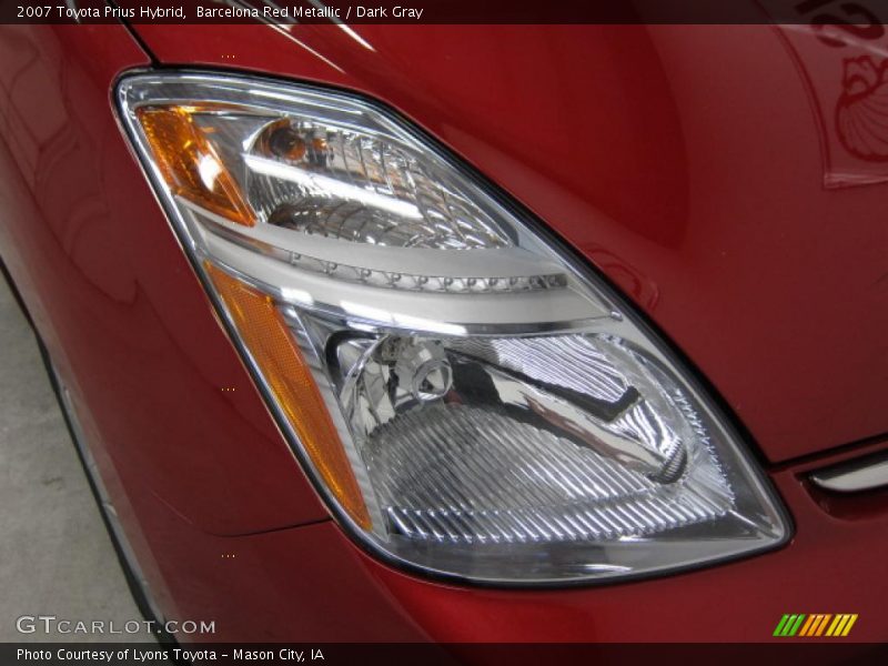 Barcelona Red Metallic / Dark Gray 2007 Toyota Prius Hybrid