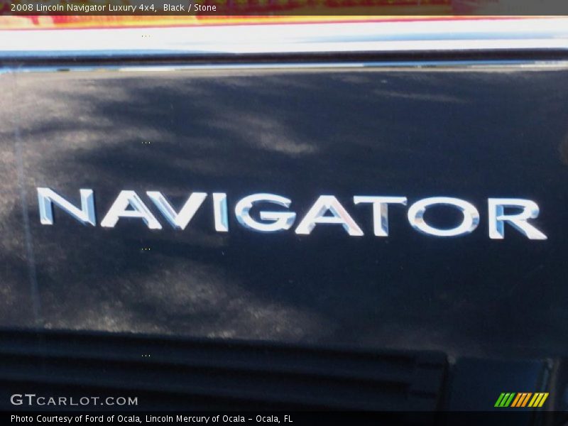 Black / Stone 2008 Lincoln Navigator Luxury 4x4