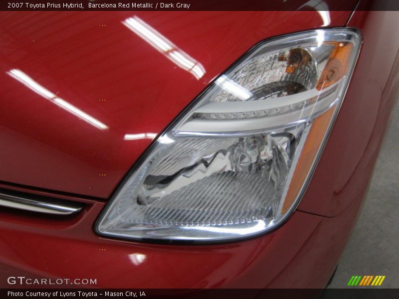 Barcelona Red Metallic / Dark Gray 2007 Toyota Prius Hybrid
