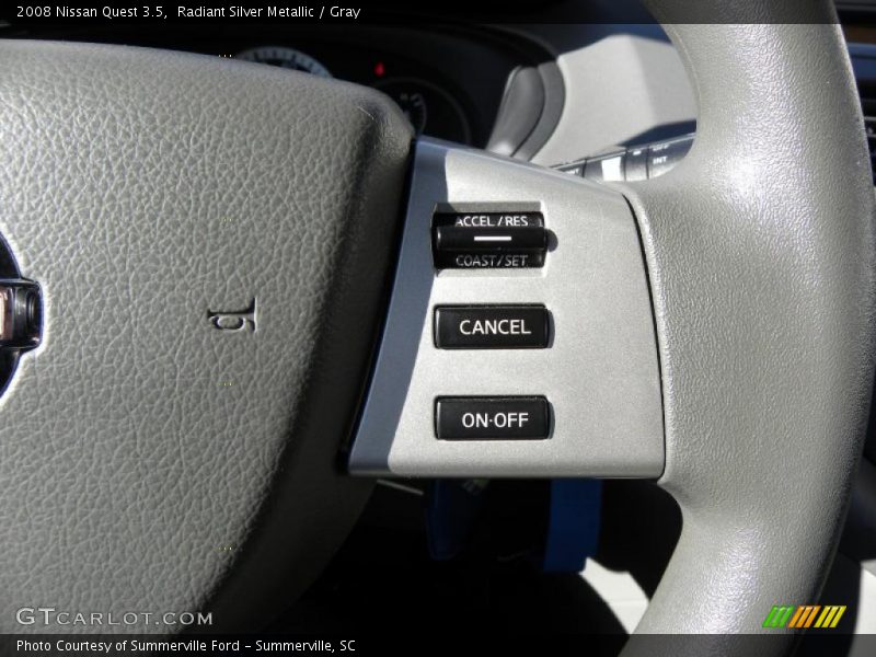 Radiant Silver Metallic / Gray 2008 Nissan Quest 3.5