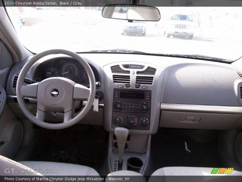 Black / Gray 2005 Chevrolet Malibu Sedan