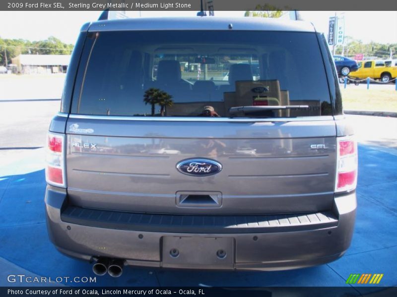 Sterling Grey Metallic / Medium Light Stone 2009 Ford Flex SEL