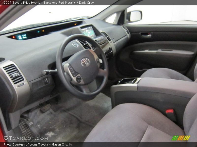 Barcelona Red Metallic / Dark Gray 2007 Toyota Prius Hybrid