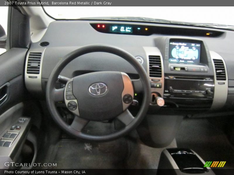 Barcelona Red Metallic / Dark Gray 2007 Toyota Prius Hybrid