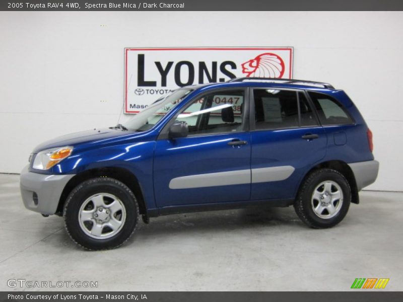 Spectra Blue Mica / Dark Charcoal 2005 Toyota RAV4 4WD