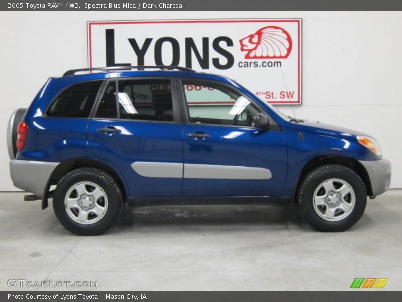 Spectra Blue Mica / Dark Charcoal 2005 Toyota RAV4 4WD
