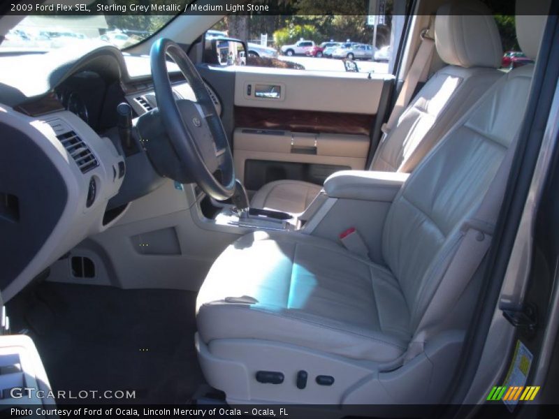Sterling Grey Metallic / Medium Light Stone 2009 Ford Flex SEL