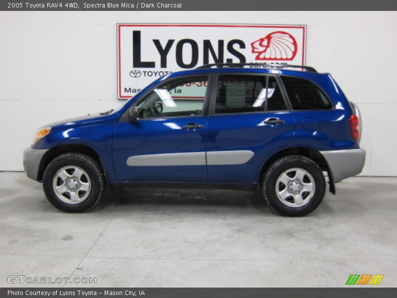 Spectra Blue Mica / Dark Charcoal 2005 Toyota RAV4 4WD