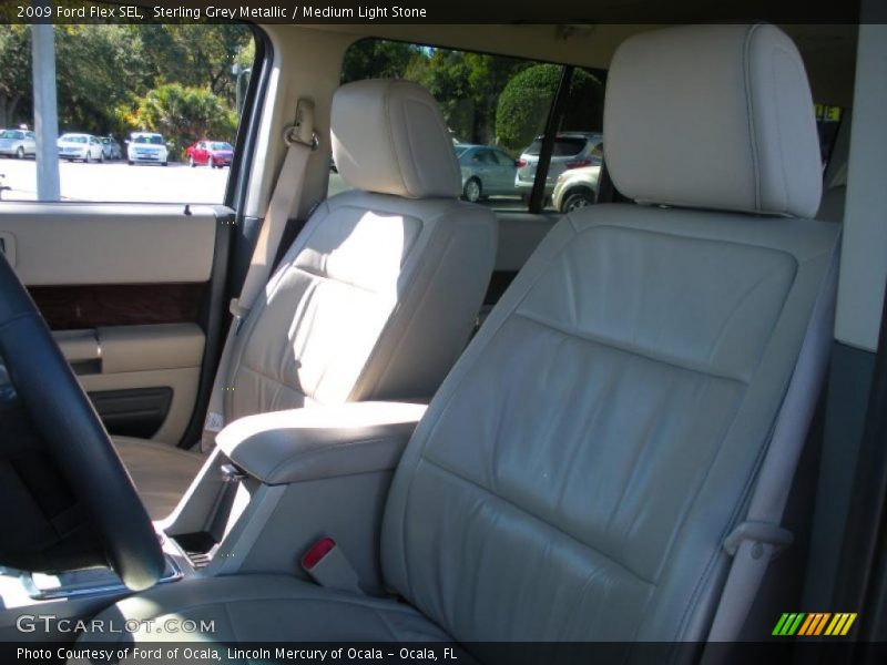 Sterling Grey Metallic / Medium Light Stone 2009 Ford Flex SEL