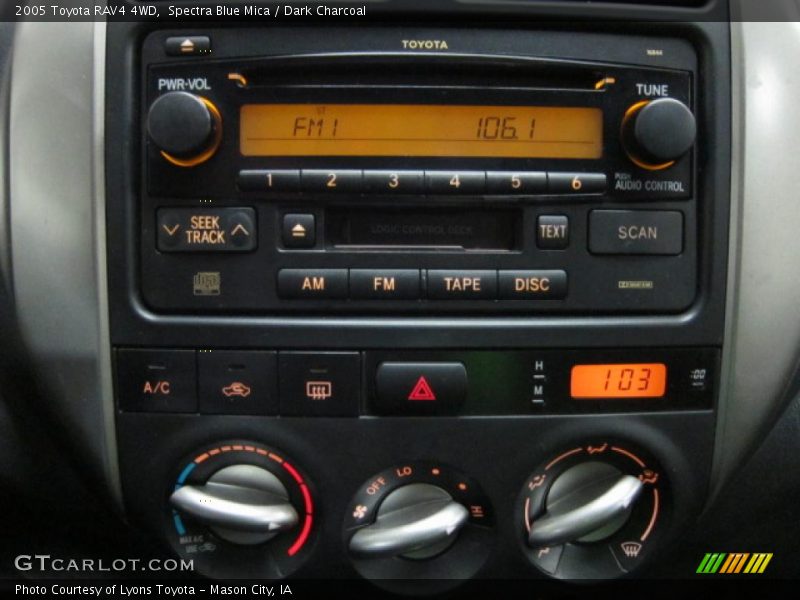 Spectra Blue Mica / Dark Charcoal 2005 Toyota RAV4 4WD