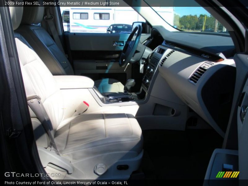 Sterling Grey Metallic / Medium Light Stone 2009 Ford Flex SEL