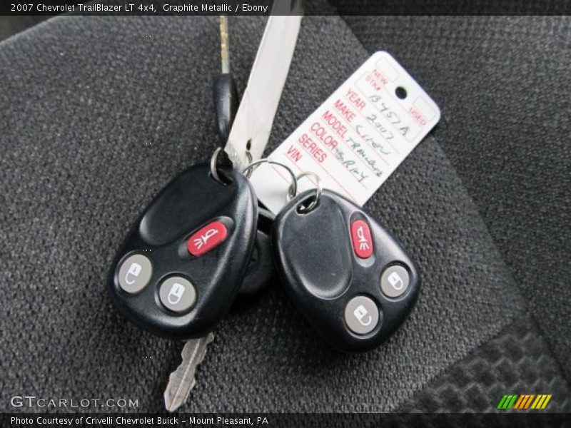 Graphite Metallic / Ebony 2007 Chevrolet TrailBlazer LT 4x4