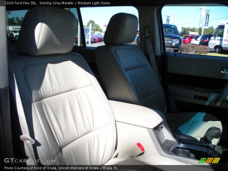 Sterling Grey Metallic / Medium Light Stone 2009 Ford Flex SEL