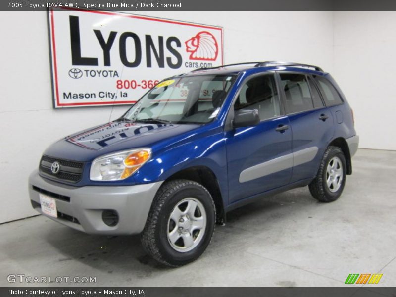 Spectra Blue Mica / Dark Charcoal 2005 Toyota RAV4 4WD