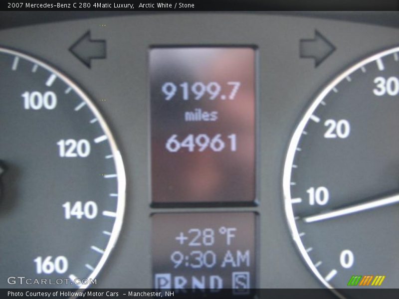 Arctic White / Stone 2007 Mercedes-Benz C 280 4Matic Luxury