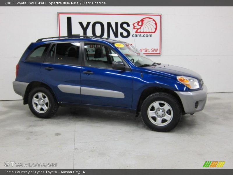 Spectra Blue Mica / Dark Charcoal 2005 Toyota RAV4 4WD