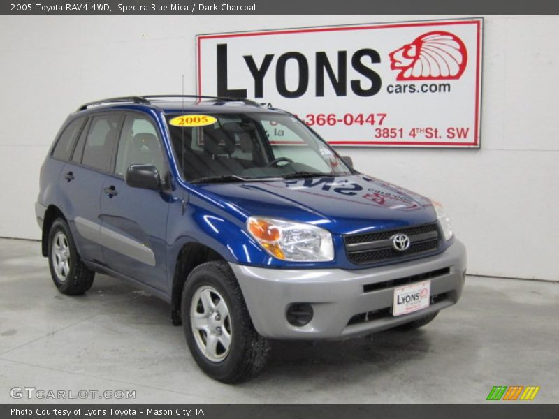 Spectra Blue Mica / Dark Charcoal 2005 Toyota RAV4 4WD