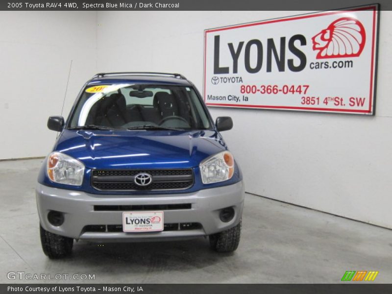 Spectra Blue Mica / Dark Charcoal 2005 Toyota RAV4 4WD