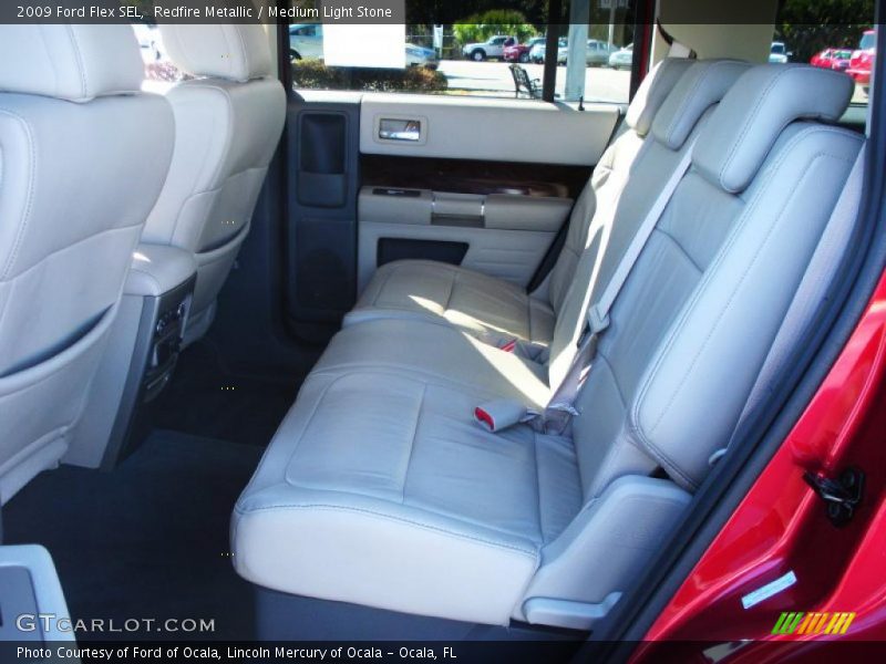 Redfire Metallic / Medium Light Stone 2009 Ford Flex SEL